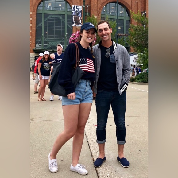 Unisex David Taylor American Flag sweater size large - Picture 6 of 6